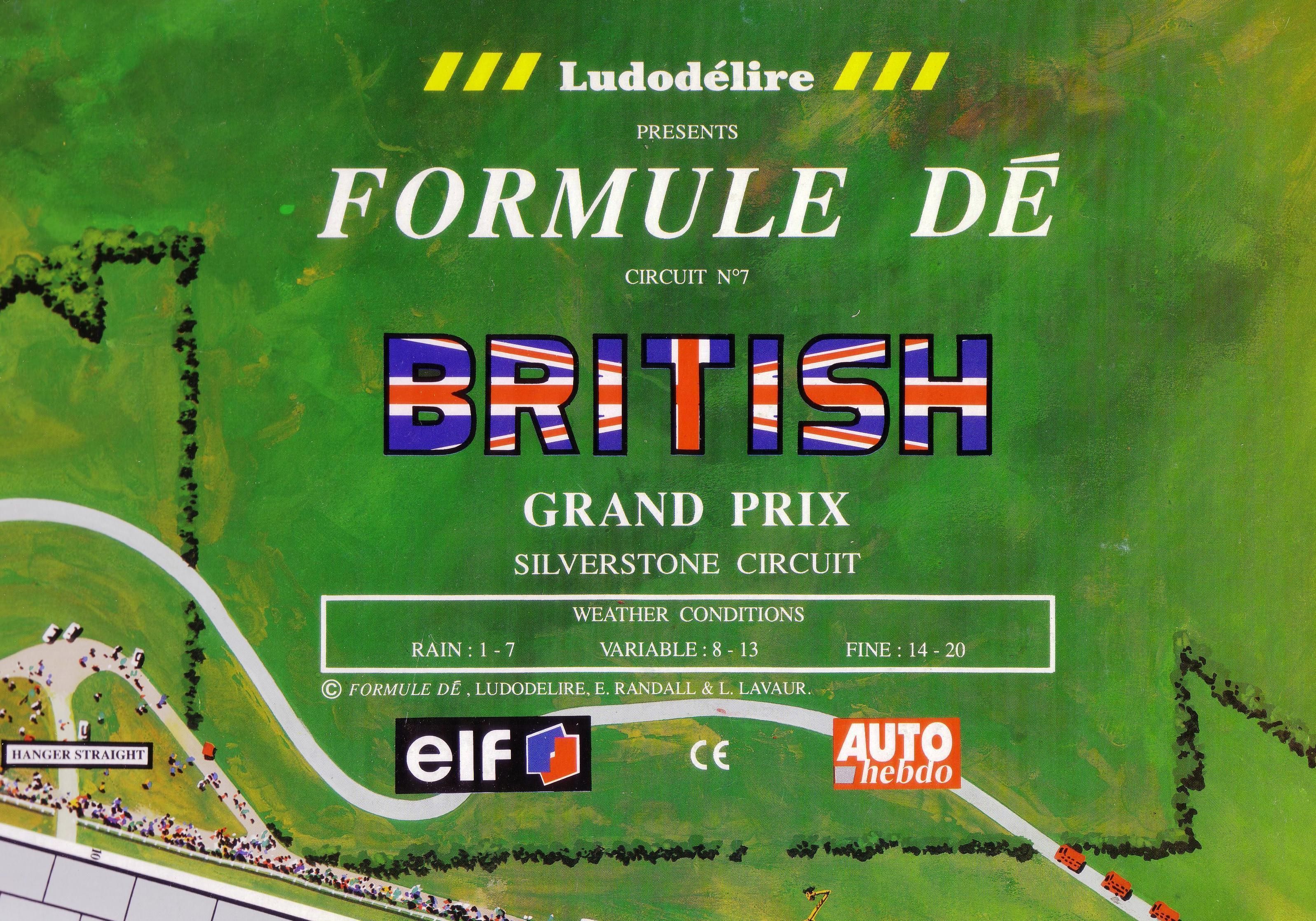 Formule Dé Circuit № 7: BRITISH GRAND PRIX – Silverstone Circuit