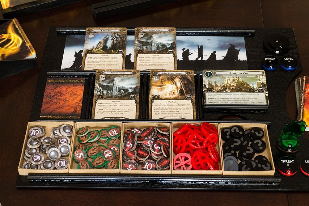 For the love of gaming Lord of the Rings LCG Playmat and Storage