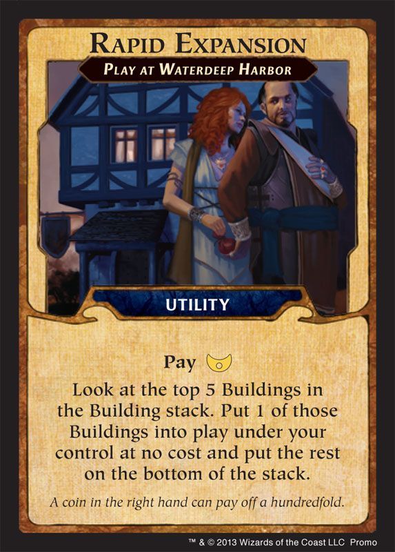 Lords of Waterdeep: Rapid Expansion Promo Card