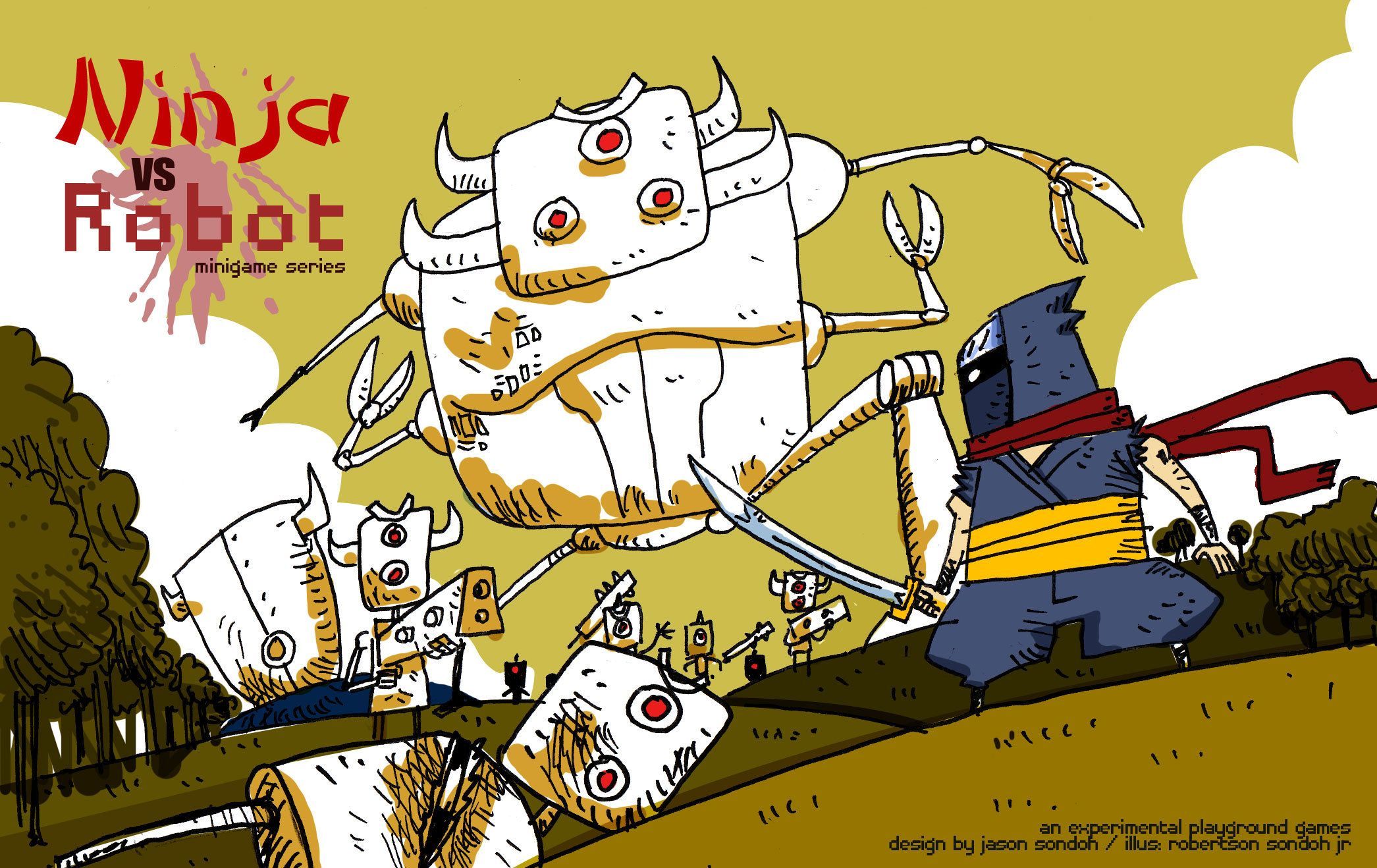 Ninja vs Robot