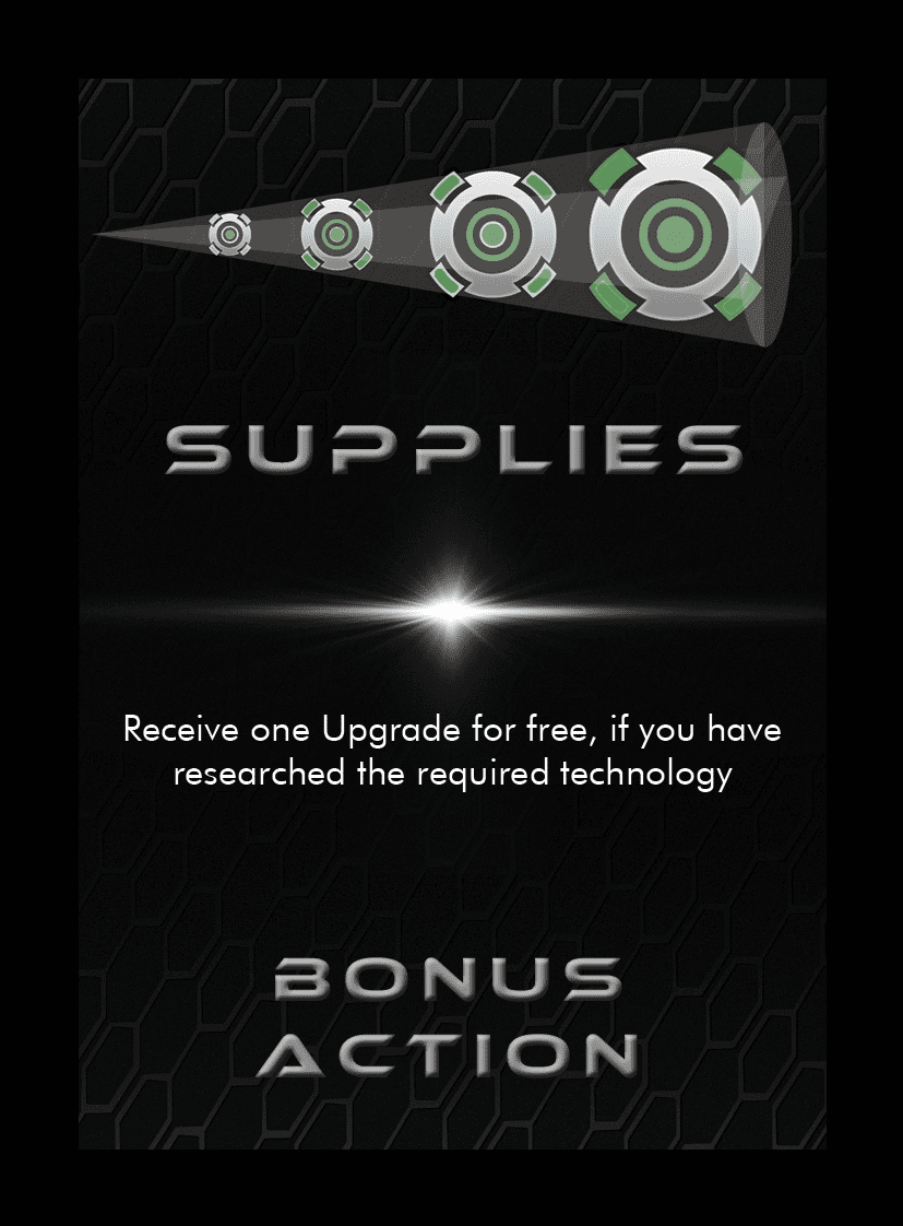Exodus: Supplies bonus card