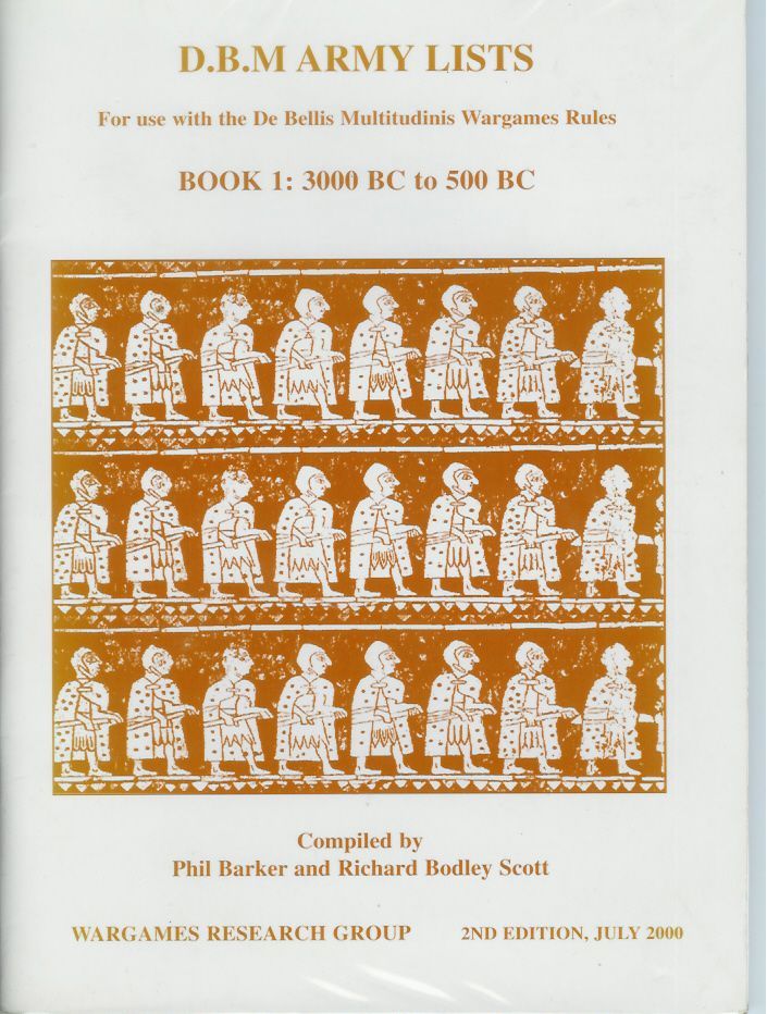 DBM Army Lists Book 1: 3000 BC to 500 BC