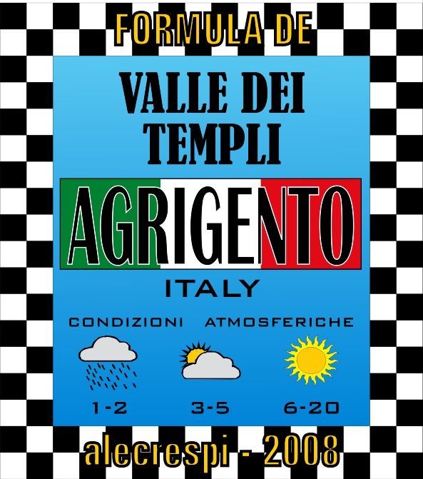 Formula Dé: ITALY SERIES – Agrigento Valle dei Templi