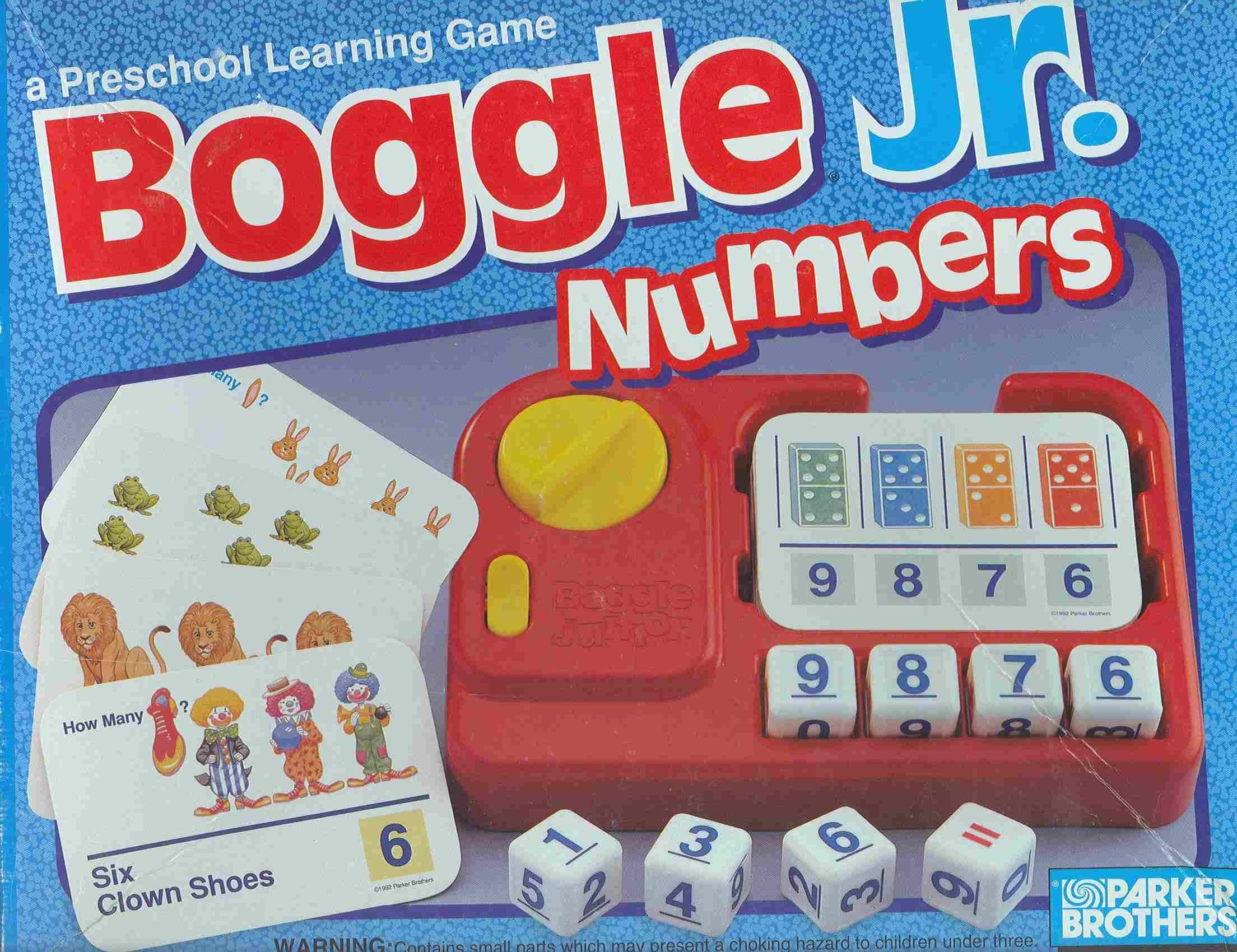 Boggle Jr. Numbers