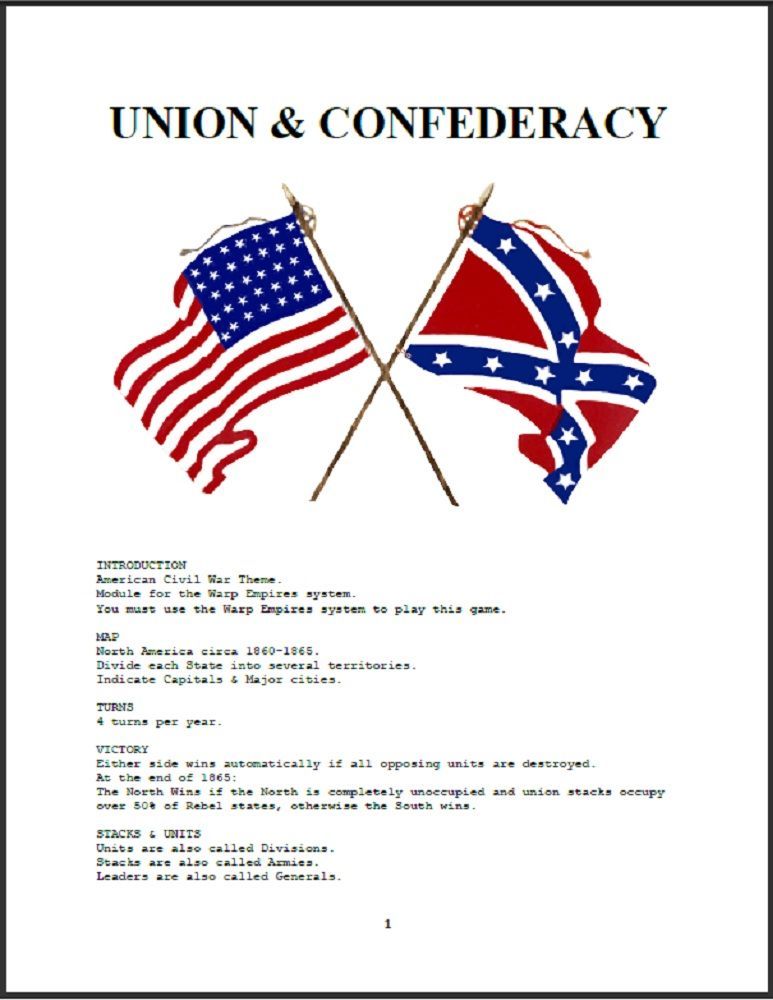 Union & Confederacy