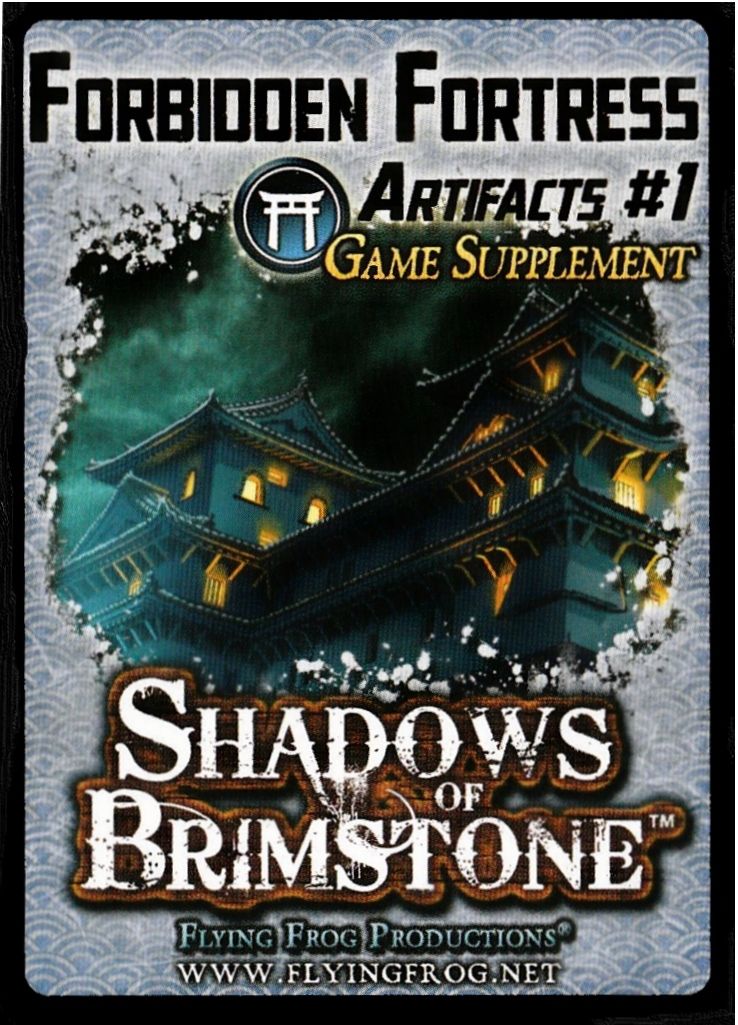 Shadows of Brimstone: Forbidden Fortress Artifacts Pack #1 Game Supplement