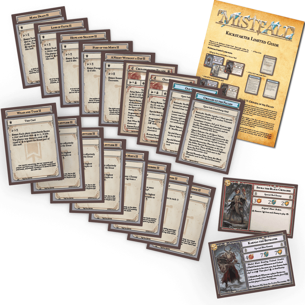 Mistfall: Quest & Nightmare Time Cards