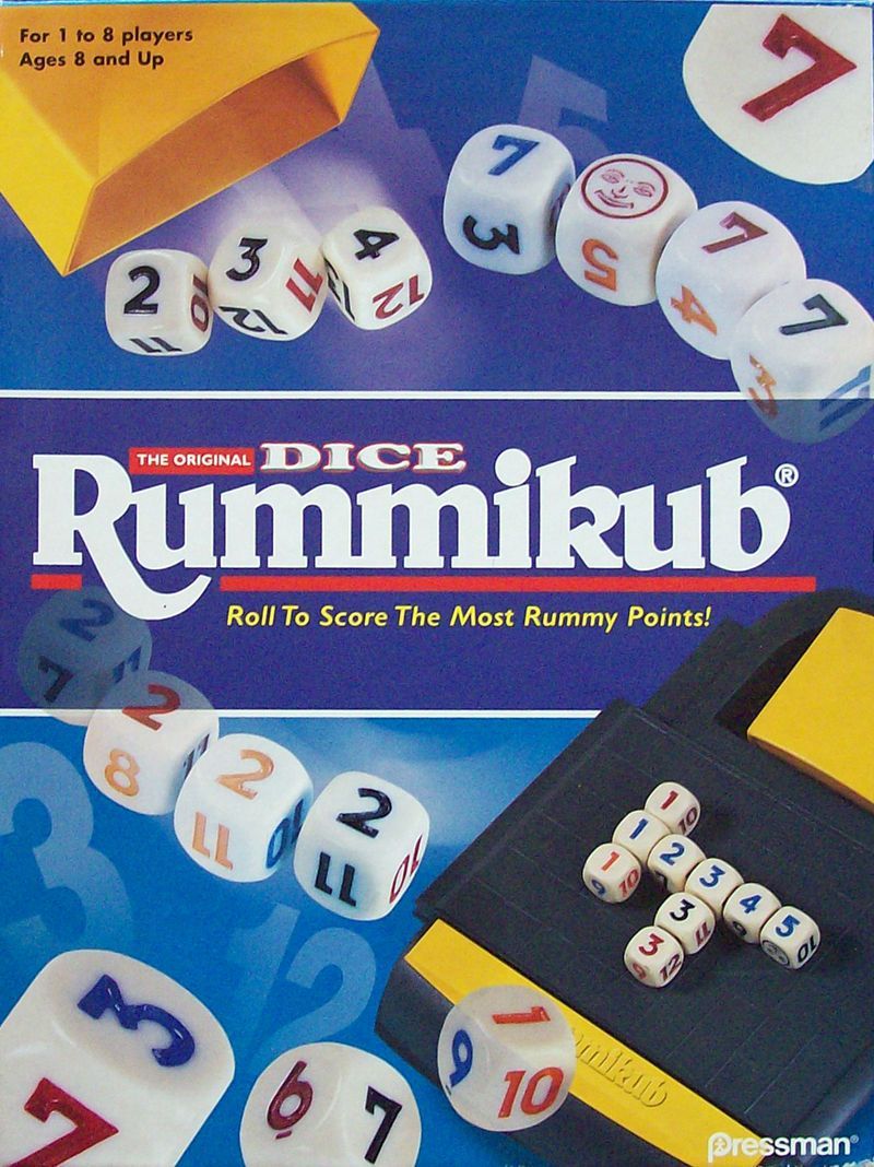 Rummikub Rummy Dice Game