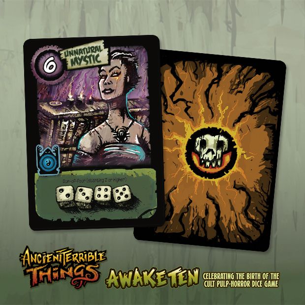 Ancient Terrible Things: Unnatural Mystic Promo Card
