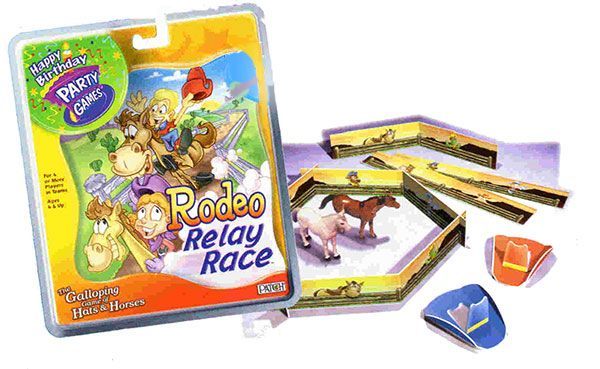 Happy Birthday Party Games Rodeo Relay Race