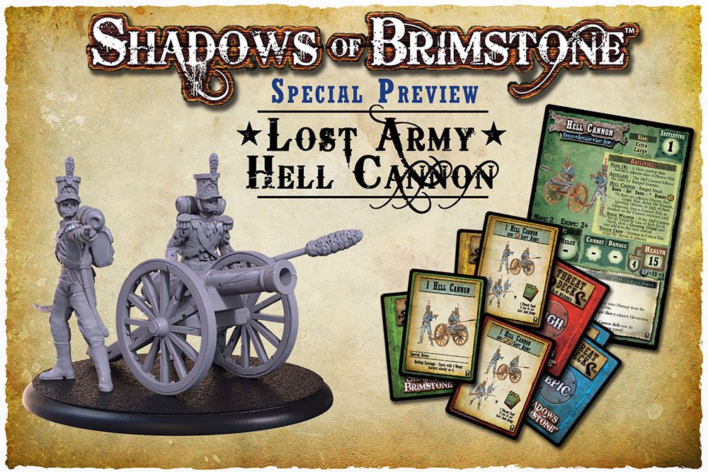 Shadows of Brimstone: Lost Army Hell Cannon and Crew
