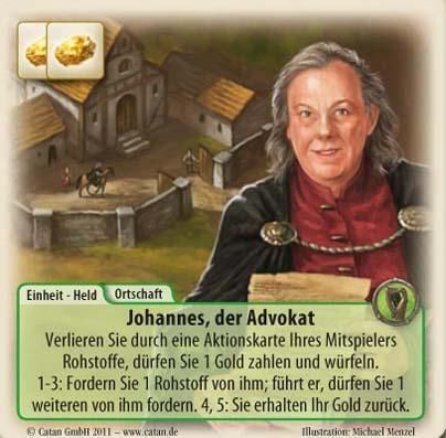 The Rivals for Catan: Johannes the Advocate