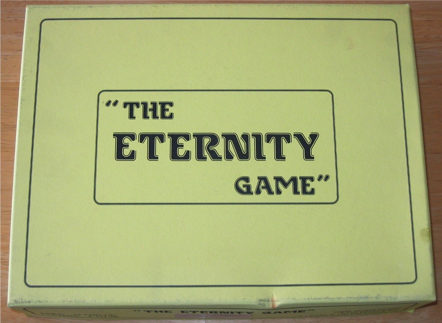 The Eternity Game