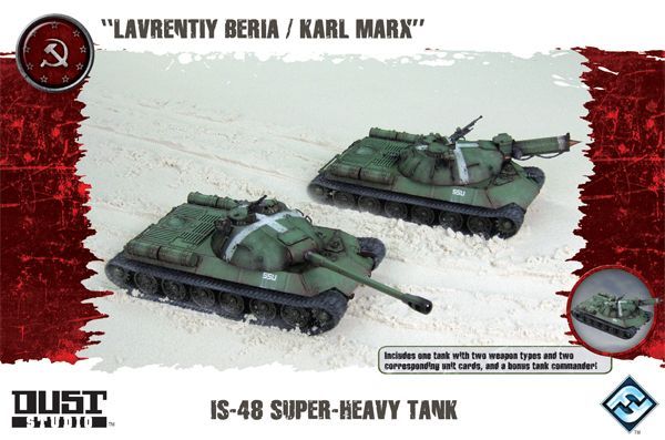 Dust Tactics: IS-48 Super-Heavy Tank – "Lavrentiy Beria / Karl Marx"