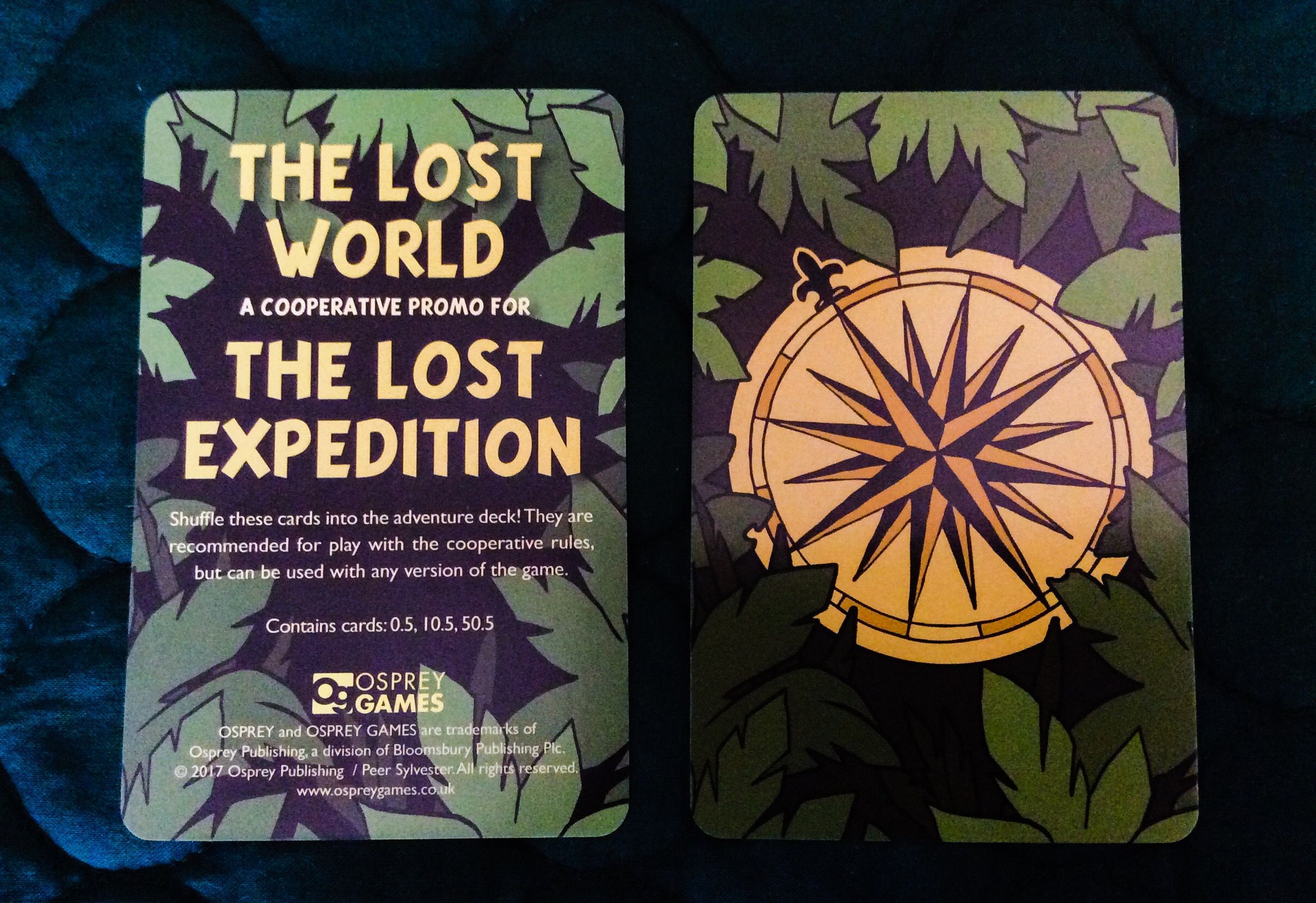 The Lost Expedition: The Lost World Promo Cards