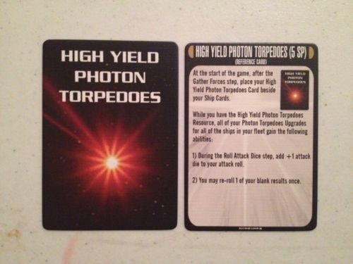 Star Trek: Attack Wing – High Yield Photon Torpedoes Resource