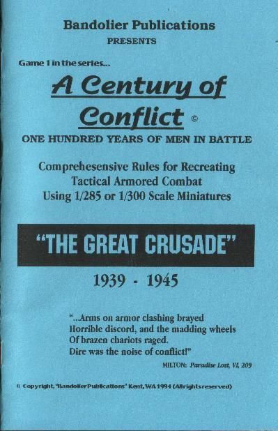 A Century of Conflict "The Great Crusade 1939~1945"