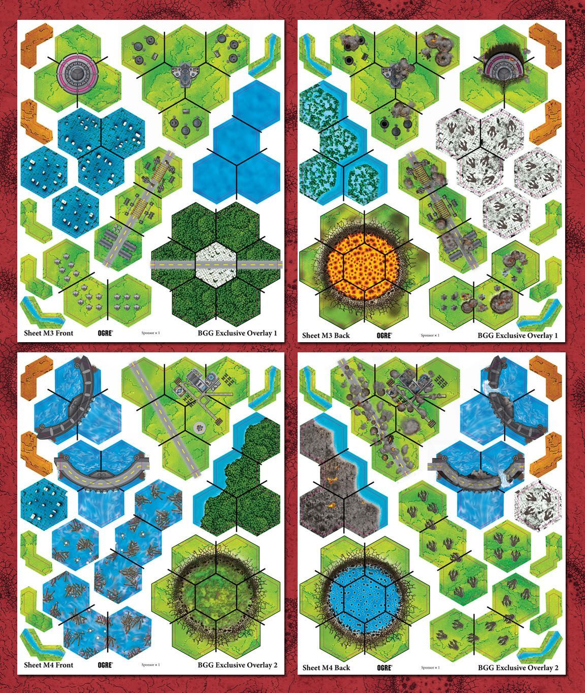 Ogre: BGG Exclusive Overlays Sponsored Counter Sheets