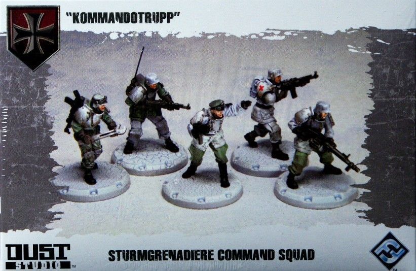 Dust Tactics: Sturmgrenadiere Command Squad – "Kommandotrupp"