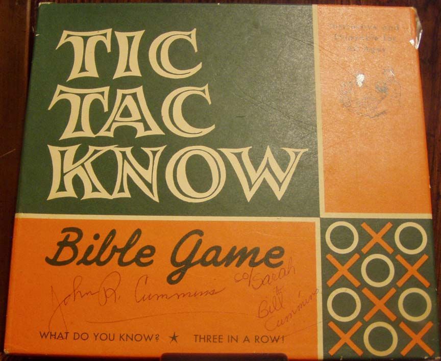 Tic Tac Know Bible Game
