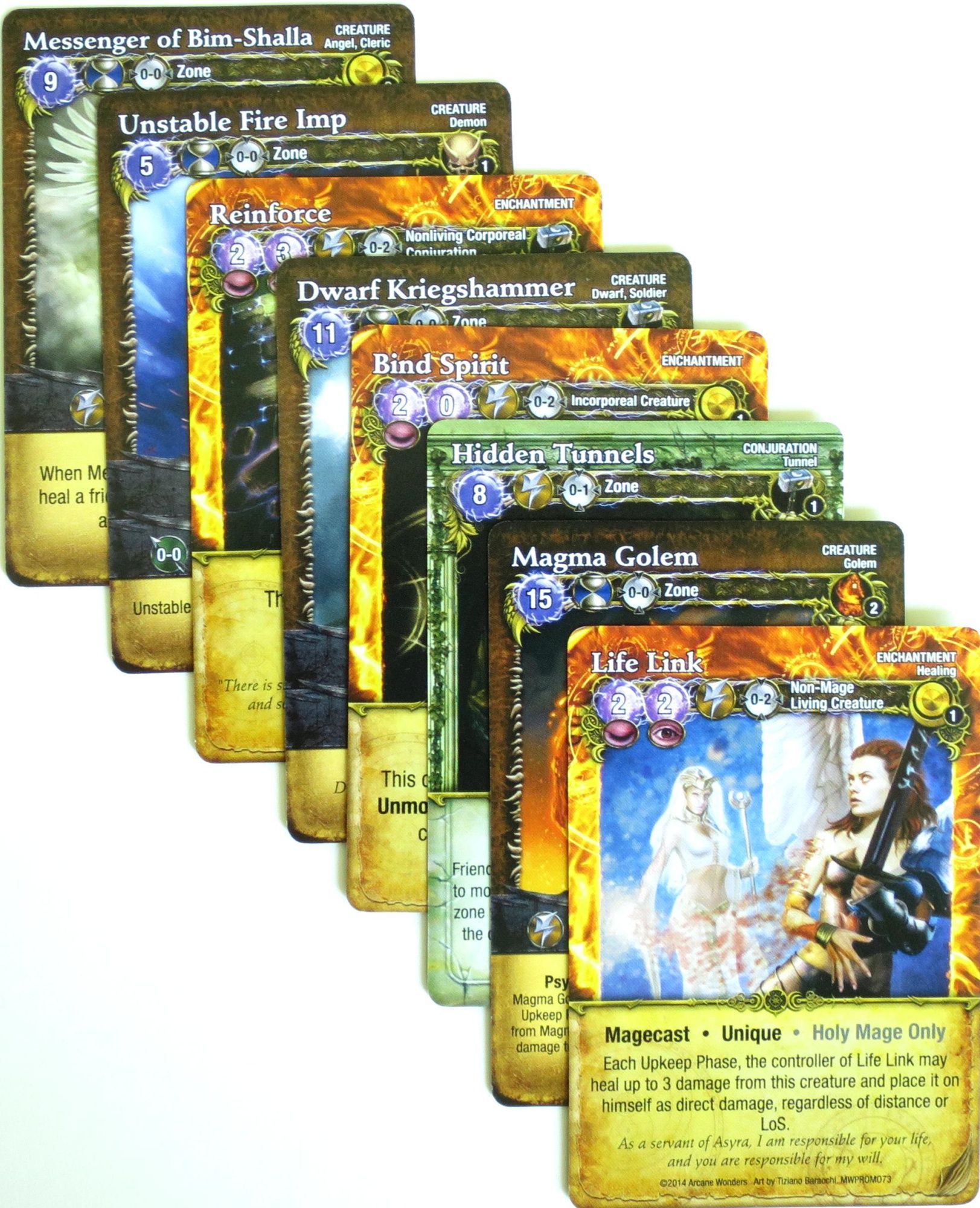 Mage Wars: Dice Tower 2015 Funding Campaign Promo Card Set