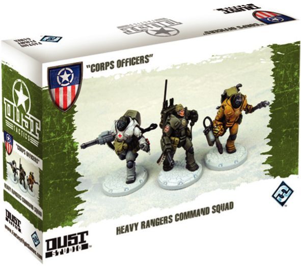 Dust Tactics: Heavy Rangers Command Squad – "Corps Officers"