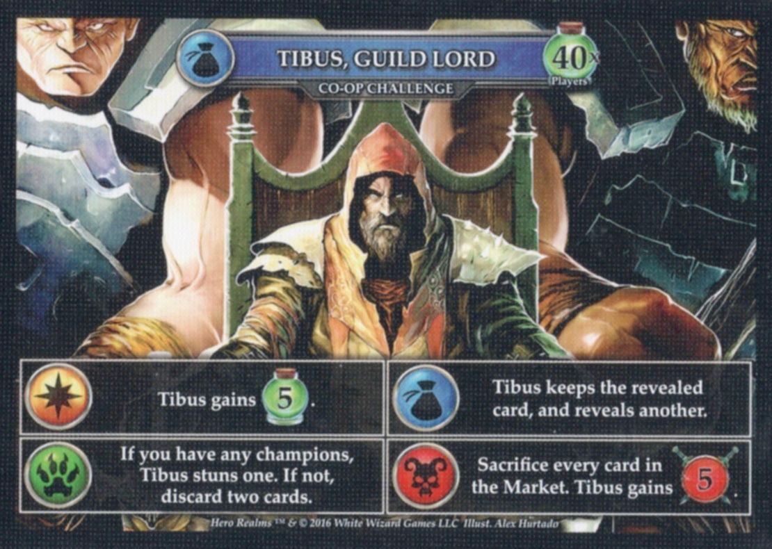 Hero Realms: Tibus, Guild Lord Promo Cards