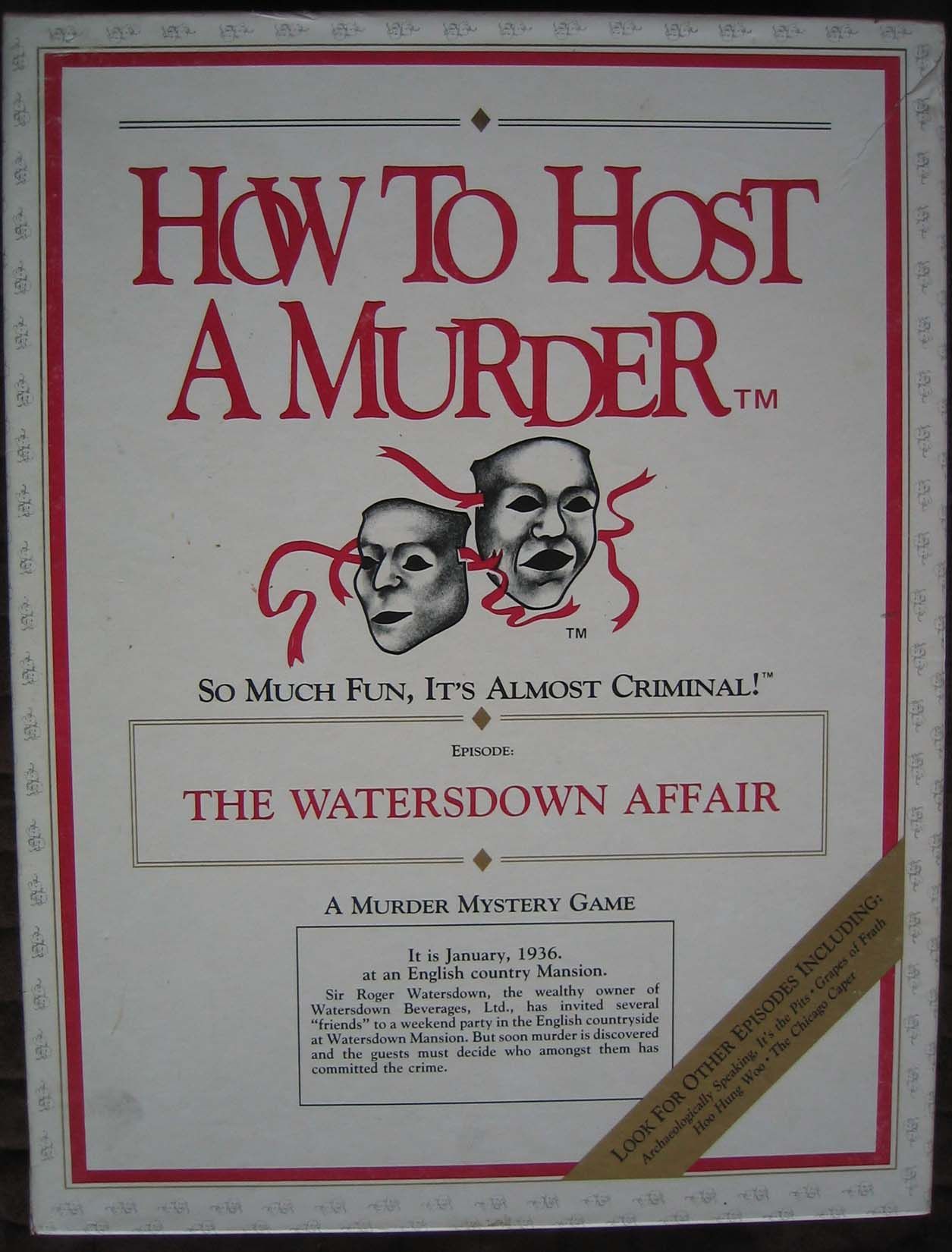 How to Host a Murder: The Watersdown Affair