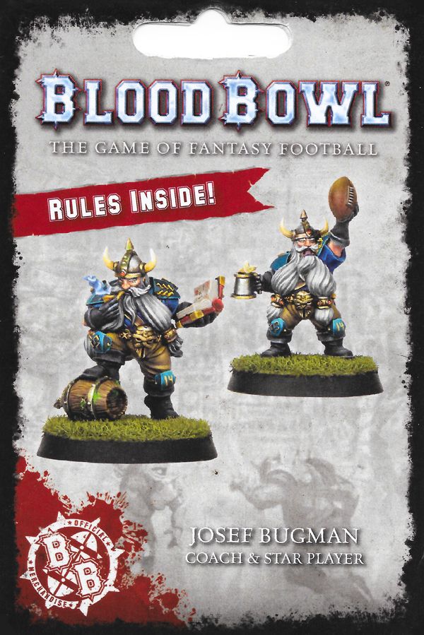 Blood Bowl (2016 edition): Josef Bugman – Coach & Star Player