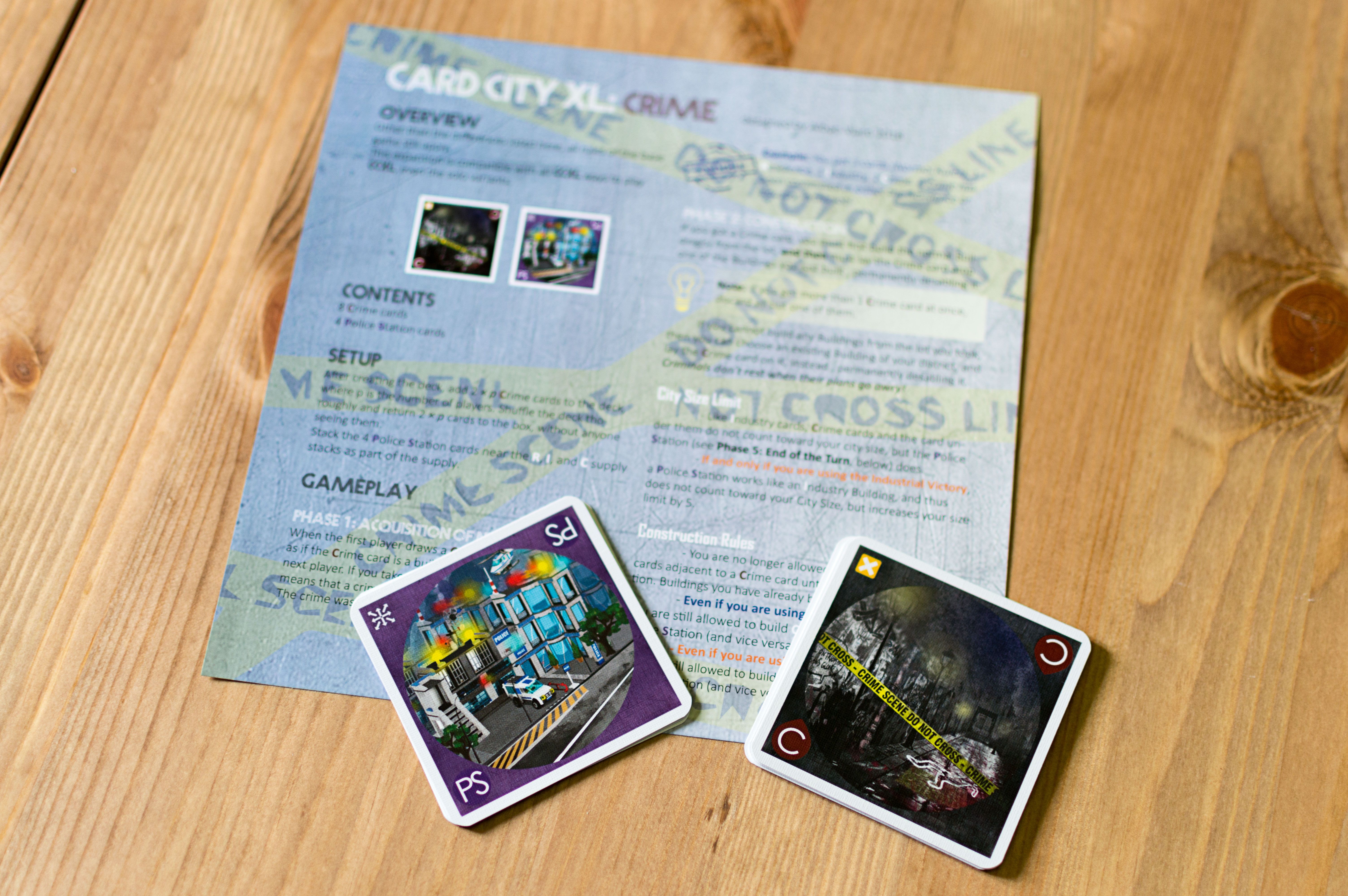 Card City XL: The Crime expansion