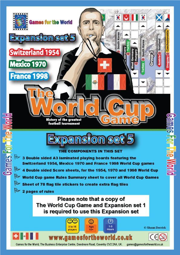 The World Cup Game:  Expansion Set 5