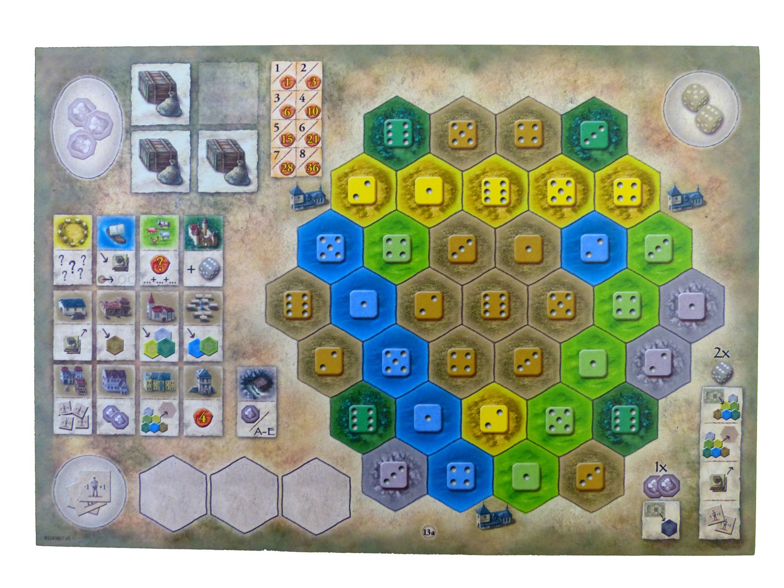 The Castles of Burgundy: 4th Expansion – Monastery Boards