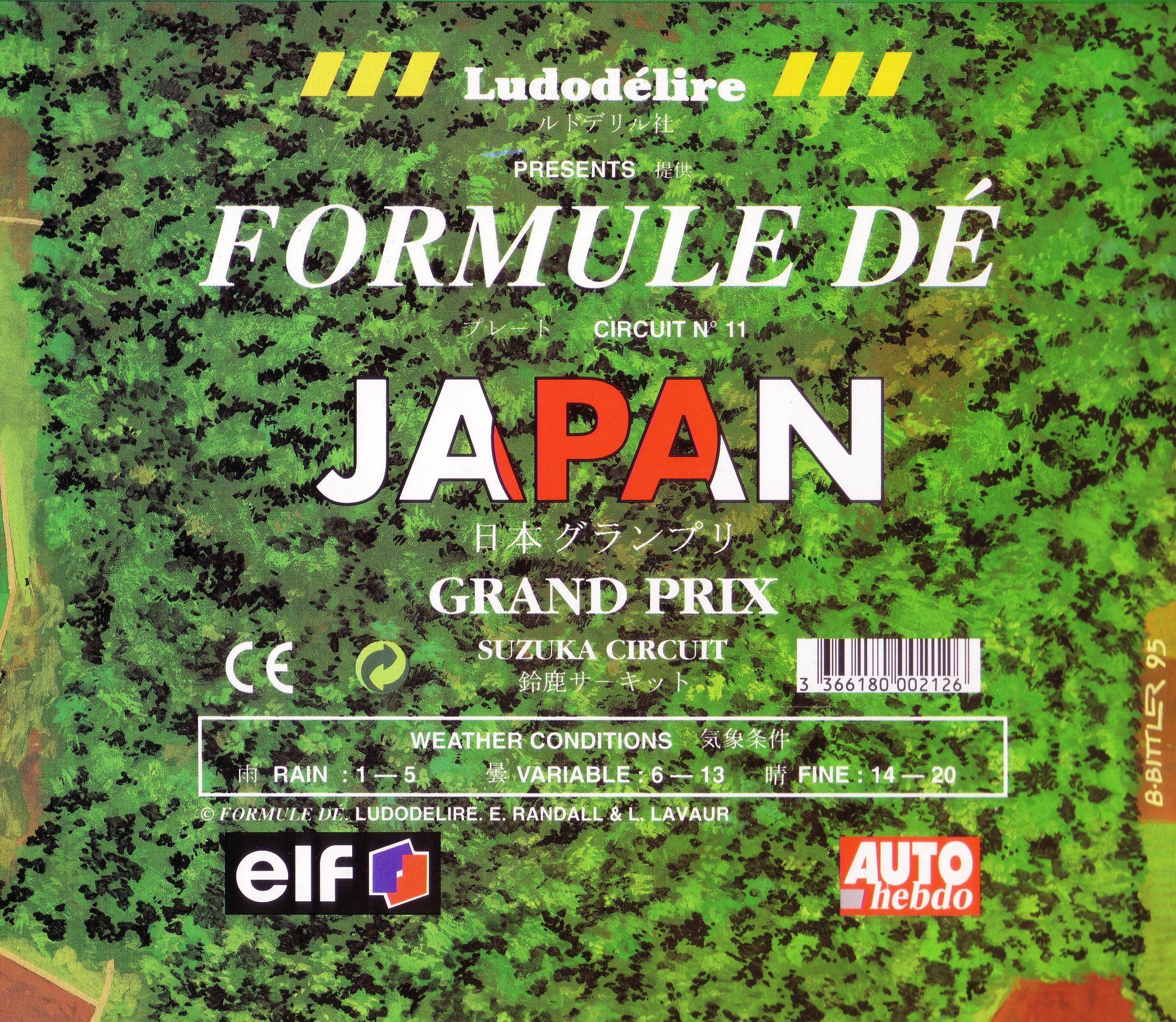Formule Dé Circuit № 11: JAPAN GRAND PRIX – Suzuka Circuit