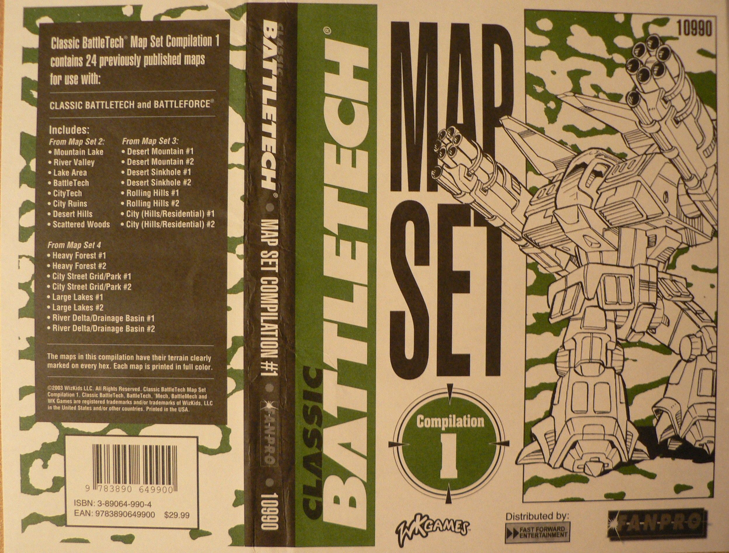 Classic Battletech Map Compilation 1