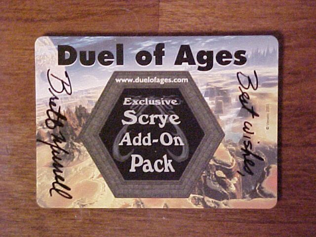 Duel of Ages: Scrye Add-On Pack