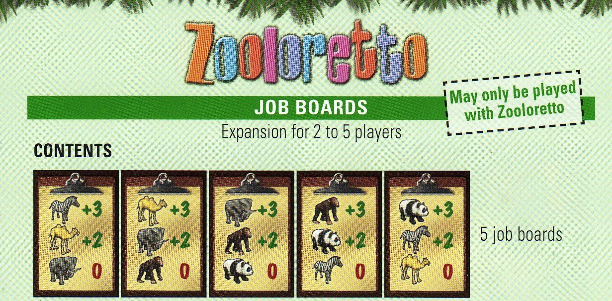 Zooloretto: Job Boards