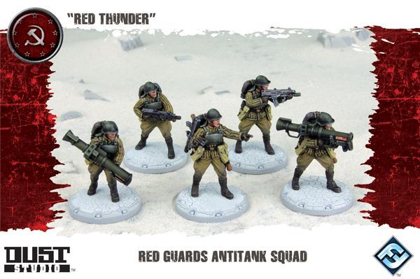 Dust Tactics: Red Guards Anti-Tank Squad – "Red Thunder"