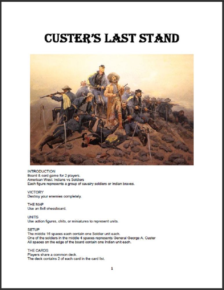 Custer's Last Stand