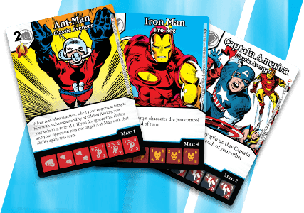 Marvel Dice Masters: Classic Avengers Promo Cards