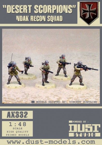 Dust Tactics: NDAK Recon Squad – "Desert Scorpions"