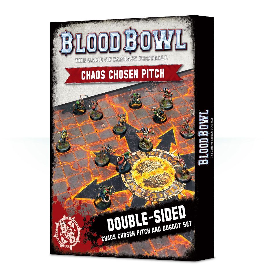 Blood Bowl (2016 edition): Chaos Chosen Pitch & Dugout Set