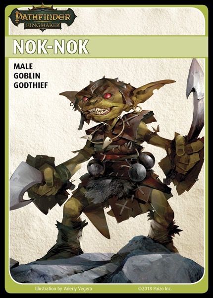 Pathfinder Adventure Card Game: "Nok-Nok" Promo Character Card Set