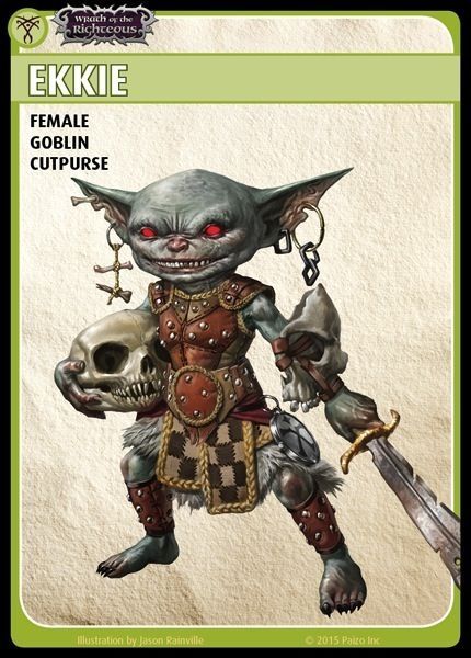 Pathfinder Adventure Card Game: Wrath of the Righteous – "Ekkie" Promo Character Card Set