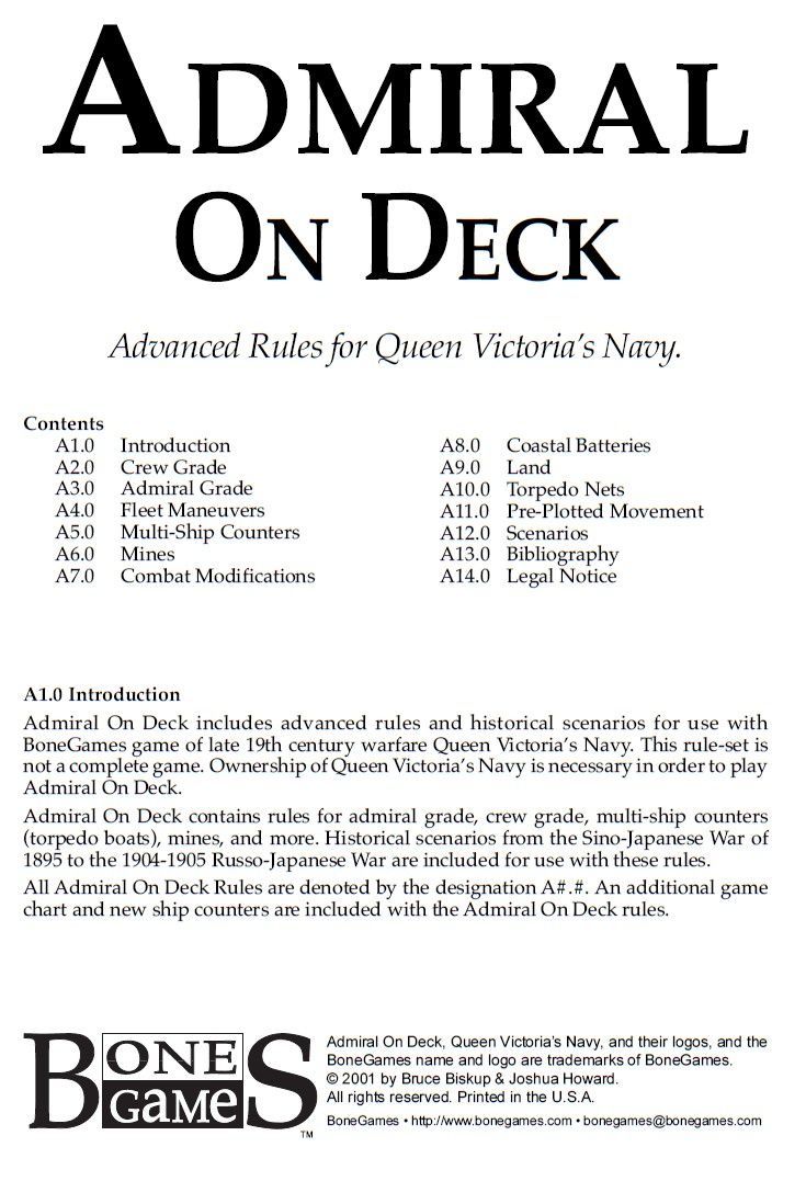 Admiral On Deck