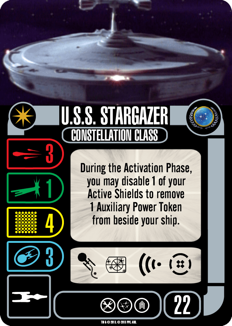 Star Trek: Attack Wing – U.S.S. Stargazer Federation Expansion Pack