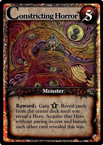 Ascension: Chronicle of the Godslayer – Constricting Horror Promo Card