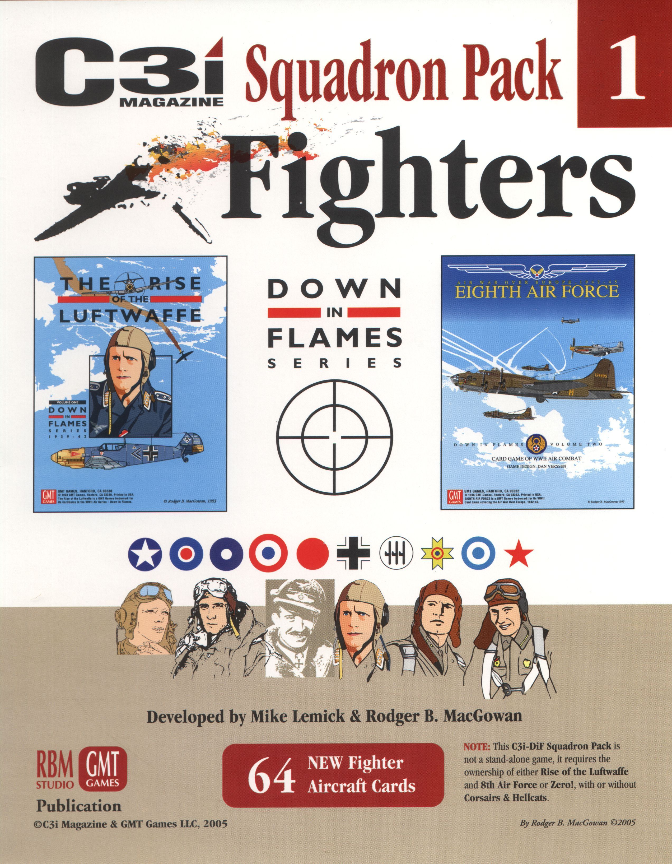 Down in Flames Squadron Pack 1: Fighters