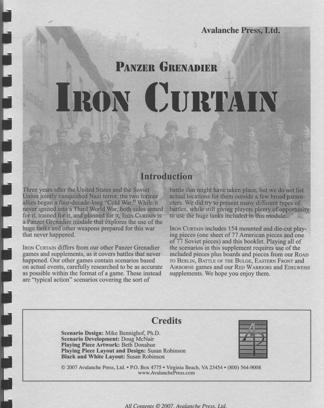 Panzer Grenadier: Iron Curtain