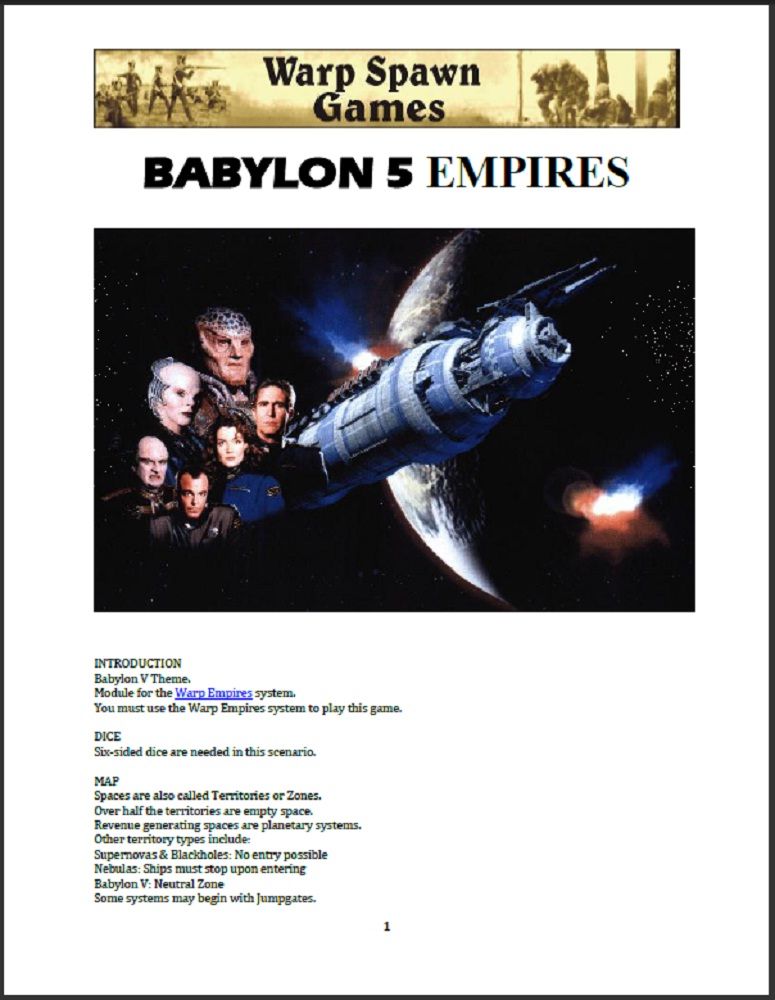 Babylon 5 Empires