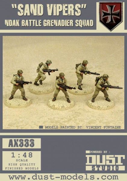 Dust Tactics: NDAK Battle Grenadier Squad – "Sand Vipers"